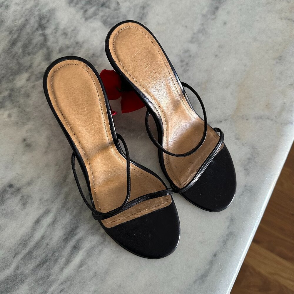 LOEWE ROSE HEELS